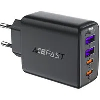 Caricatore da rete Acefast A61, 45W, 3A, 2 x USB-A - 2 x USB-C, Nero — 3