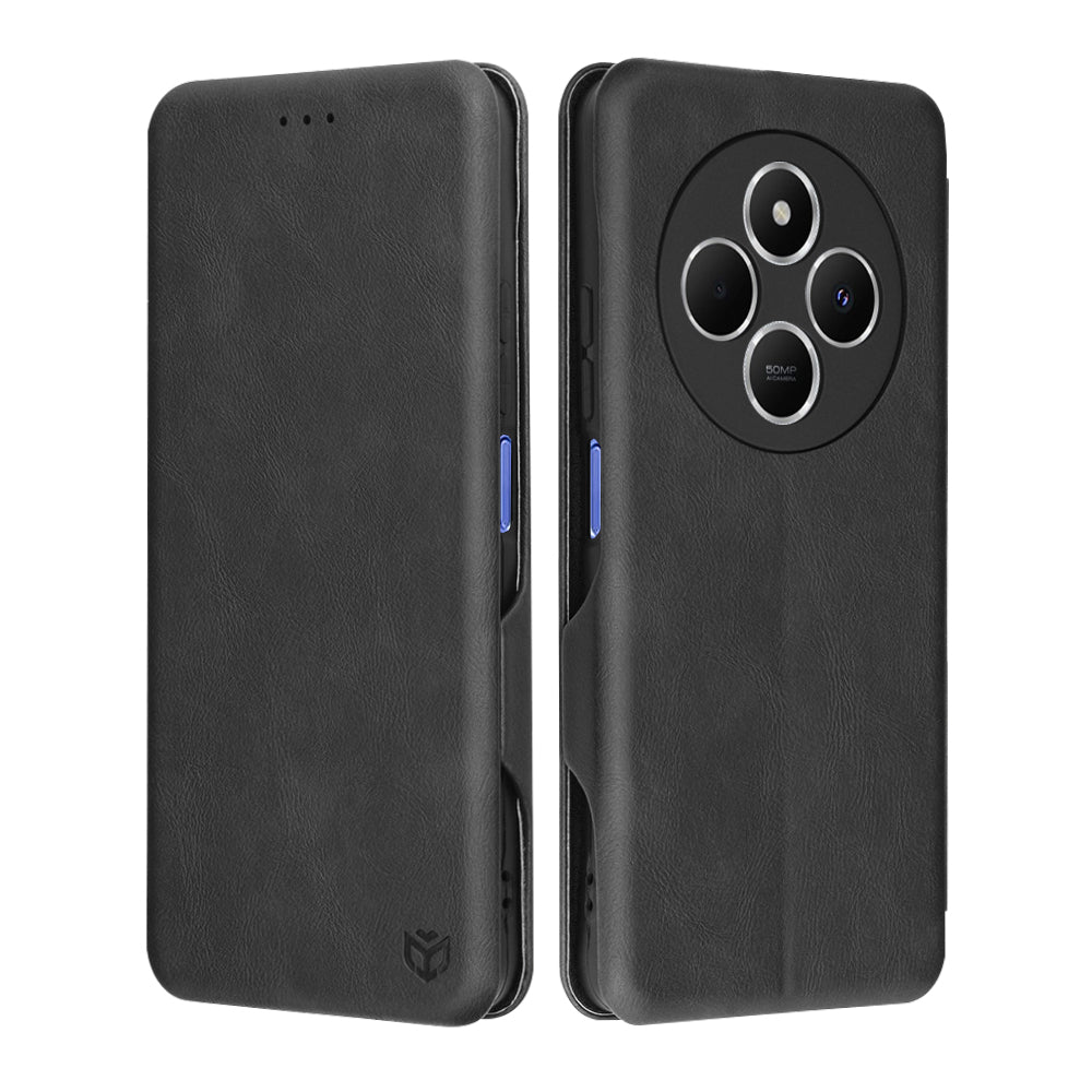 Techsuit Custodia per Xiaomi Poco C75 / Redmi 14C, Techsuit, Safe Wallet Plus, Nera