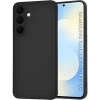Custodia per Samsung Galaxy S25 FE, Techsuit, SoftFlex, Nera — 3