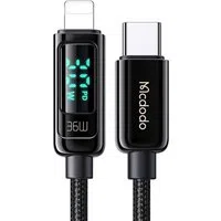 Cavo Dati e Ricarica USB-C - Lightning McDodo CA-8810 Display, 36W, 1.2m, Nero — 3