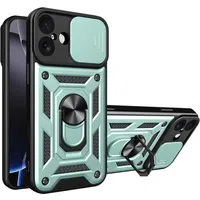 Custodia per Apple iPhone 17, Techsuit, CamShield, Verde — 3