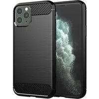 Custodia per Apple iPhone 11 Pro Max, Techsuit, Carbonio, Nera — 3