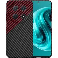 Custodia per Huawei nova 13i / nova 12i, Techsuit, Carbonite FiberShell, Nero Rosso — 3