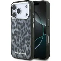 Custodia MagSafe per Apple iPhone 17 Pro, Karl Lagerfeld, IML Leopard Pattern, Nera — 3