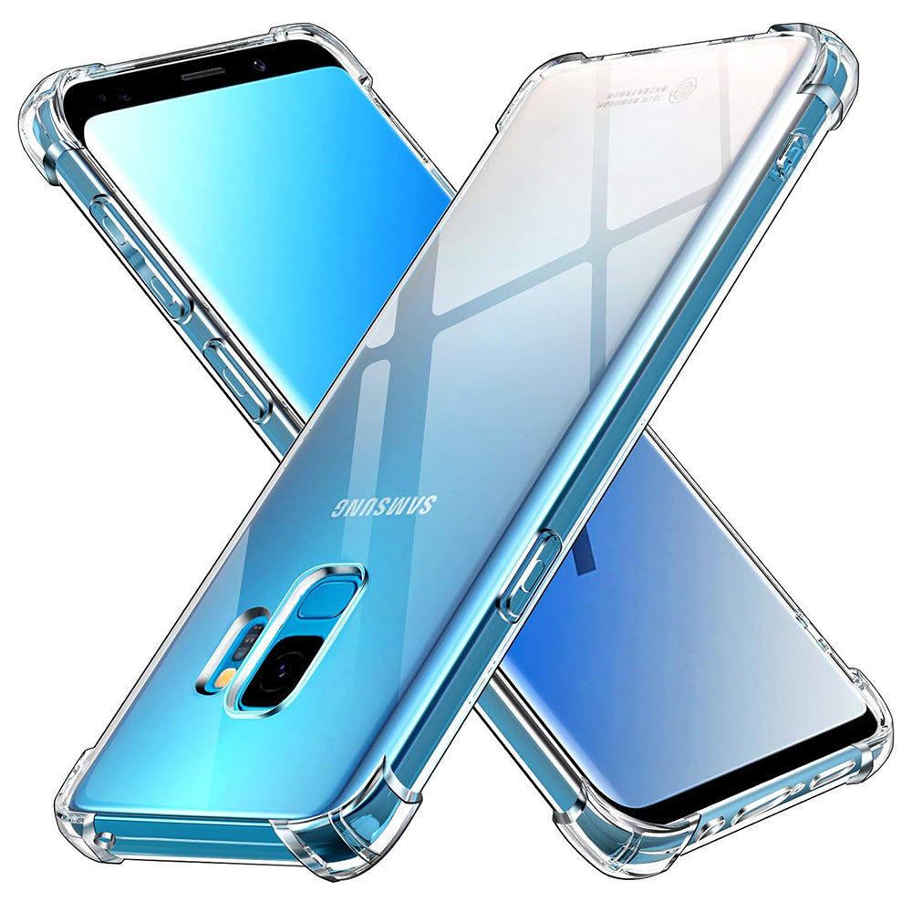 Techsuit Custodia per Samsung Galaxy S9 G960, Techsuit, Shockproof Clear, Trasparente