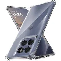 Custodia per Motorola Edge 60 Fusion / Edge 60, Techsuit, Shockproof Clear, Trasparente — 3