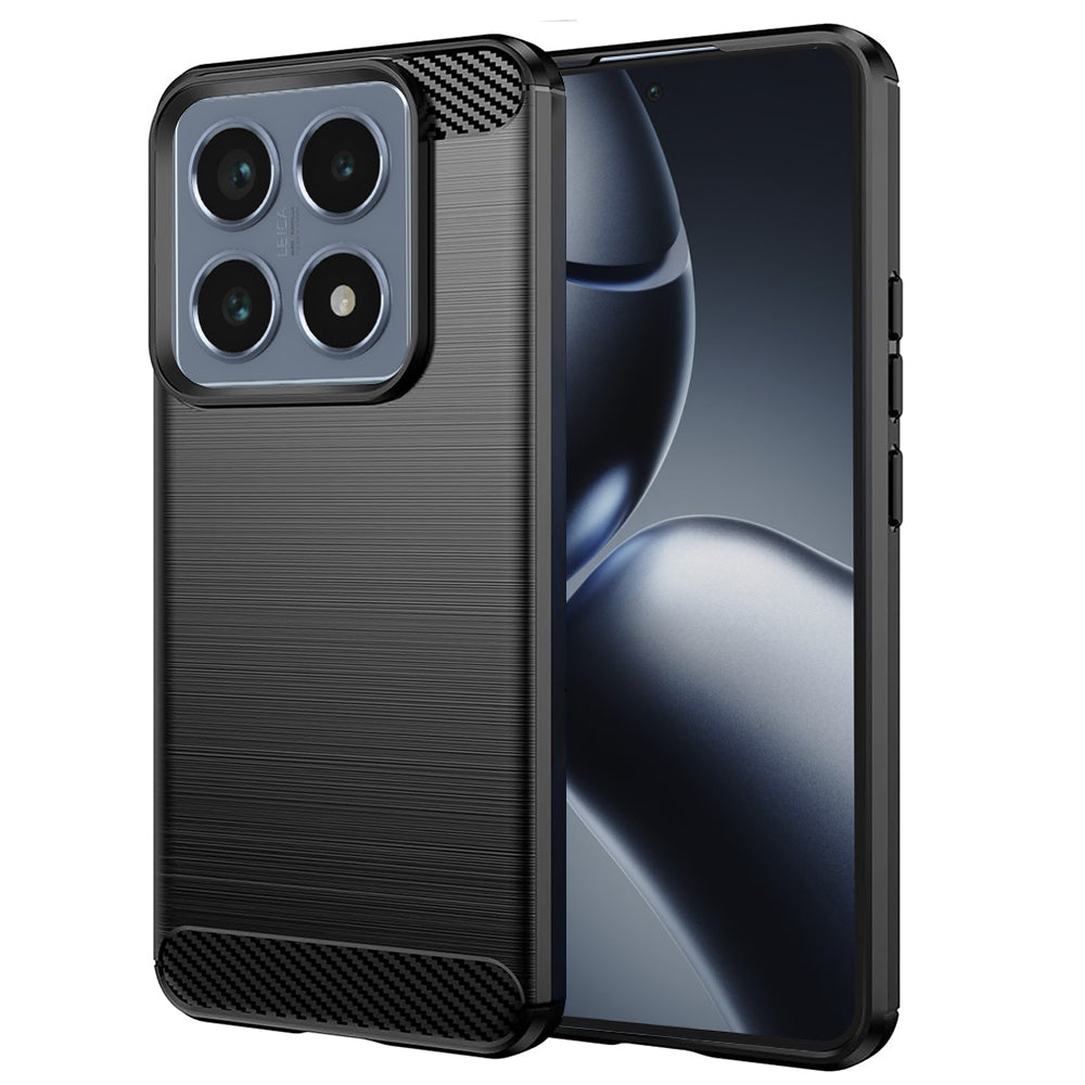 Techsuit Custodia per Xiaomi 14T Pro, Techsuit, Carbonio, Nera