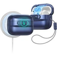 Custodia ESR Pulse Magnetic FlickLock per Apple AirPods Pro 3, Blu Navy — 3
