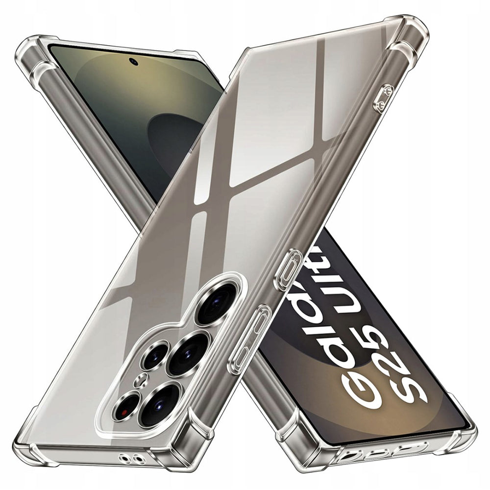 Techsuit Custodia per Samsung Galaxy S25 Ultra S938, Techsuit, Shockproof Clear, Trasparente