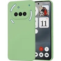 Custodia per Nothing Phone (3a), Techsuit, SoftFlex, Verde Chiaro — 3
