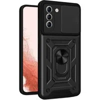 Custodia per Samsung Galaxy S22+ 5G S906, Techsuit, CamShield, Nera — 3