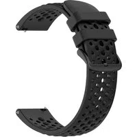Cinturino Techsuit W083 per Amazfit Watch / Samsung Watch Series, 22mm, Nero — 3