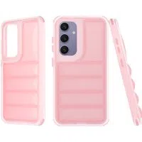 Custodia per Samsung Galaxy S24+ S926, Techsuit, Wave Shield, Rosa — 3