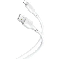 Cavo dati e ricarica USB-A - Lightning XO Design NB103, 18W, 1m, bianco — 3