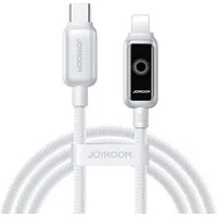Cavo Dati e Ricarica USB-C - Lightning Joyroom S-A55 StarFlight Display, 30W, 1.2m, Bianco — 3