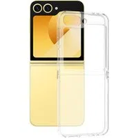 Custodia per Samsung Galaxy Z Flip7 FE F761 / Z Flip6 F741, Techsuit, Chiara, Trasparente — 3