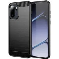 Custodia per OnePlus 15R, Techsuit, Carbonio, Nera — 3