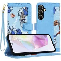 Custodia per Samsung Galaxy A35 5G A356, Techsuit, FlipCraft, Blu — 3