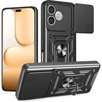 Custodia per Honor 600 Lite, Techsuit, CamShield, Nera — 3