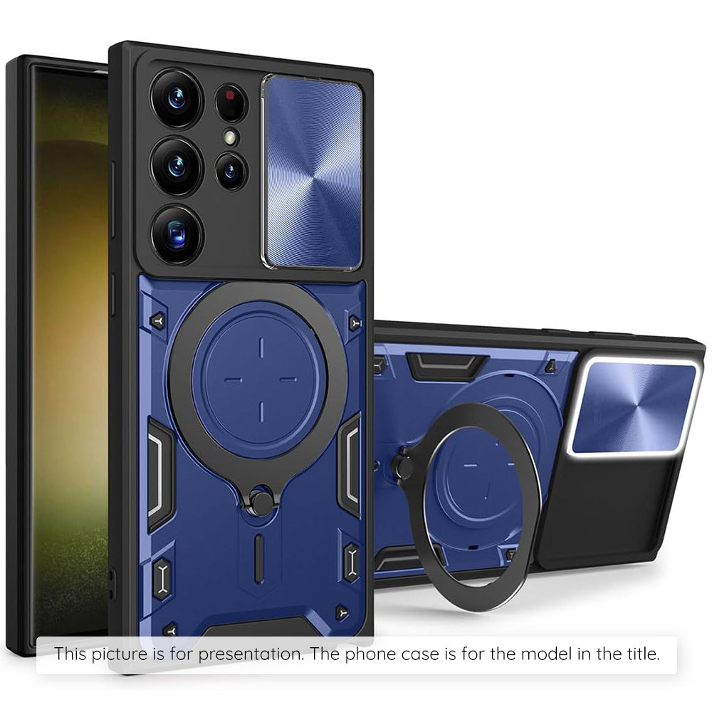 Techsuit Custodia per Samsung Galaxy Z Flip8 F776, Techsuit, CamGuard Pro, Blu