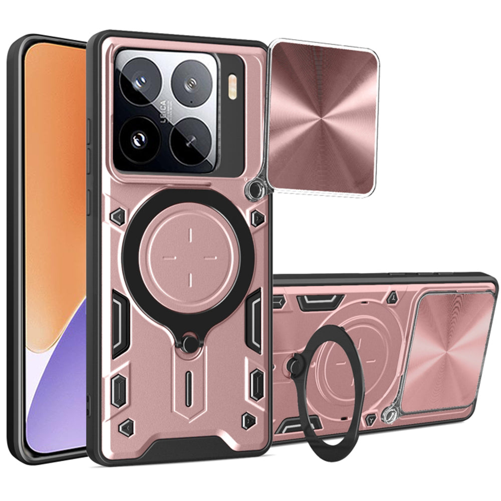 Techsuit Custodia per Xiaomi 15, Techsuit, CamGuard Pro, Rosa Oro