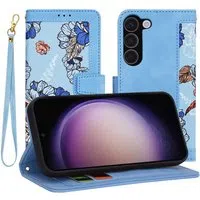 Custodia per Samsung Galaxy S23 S911, Techsuit, FlipCraft, Blu — 3