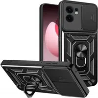 Custodia per Oppo Reno13 FS 5G / Reno13 F 4G / Reno13 F, Techsuit, CamShield, Nera — 3