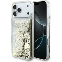 Custodia per Apple iPhone 17 Pro Max, Guess, Liquid Glitter Charms, Dorata — 3