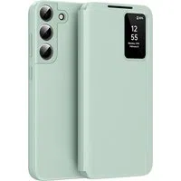Custodia per Samsung Galaxy S22 5G S901, Techsuit, SmartView, Verde — 3