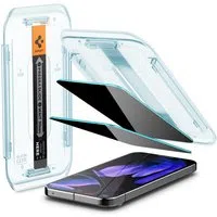 Pellicola protettiva per schermo Privacy Spigen GlastR EZ FIT per Google Pixel 9 / 9 Pro, Vetro temperato, Full Glue, Set 2 pezzi AGL09312 — 3