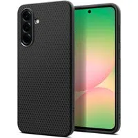 Custodia per Samsung Galaxy A56 A566, Spigen, Liquid Air, Nero Opaco ACS09291 — 3