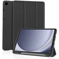 Custodia per Samsung Galaxy Tab A11 / Tab A9, Techsuit, Flex Trifold, Nera — 3