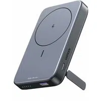 Batteria Esterna Wireless UGREEN PB206, 10000mAh, 20W, QC + PD + FQI, 1 x QI - 1 x USB-A - 1 x USB-C, Grigio — 3