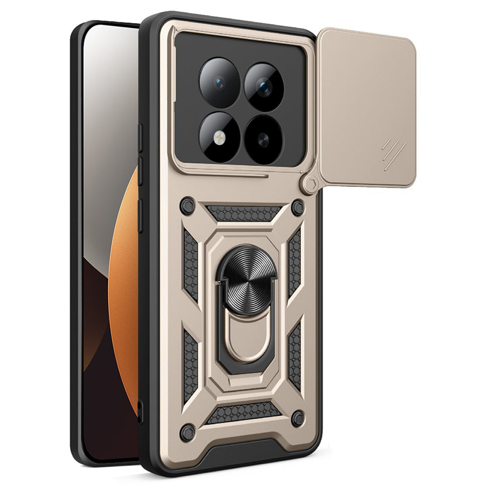 Custodia per Xiaomi Poco M8 Pro / Redmi Note 15 Pro+ 5G, Techsuit, CamShield, Dorata