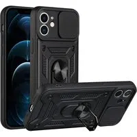 Custodia per Apple iPhone 11, Techsuit, CamShield, Nera — 3