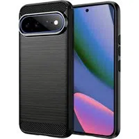Custodia per Google Pixel 11 Pro XL, Techsuit, Carbonio, Nera — 3