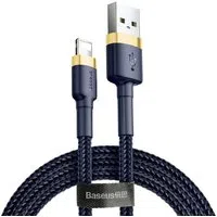Cavo Dati e Ricarica USB-A - Lightning Baseus Cafule, 18W, 2m, Blu Navy CALKLF-CV3 — 3