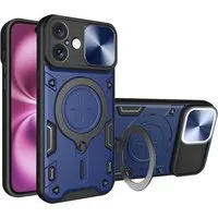 Custodia per Apple iPhone 16 Plus, Techsuit, CamGuard Pro, Blu — 3