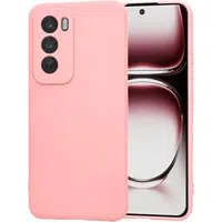 Custodia per Oppo Reno12 Pro, Techsuit, SoftFlex, Rosa Chiaro — 3