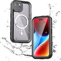 Custodia Waterproof MagSafe per Apple iPhone 15, ShellBox, Nera — 3