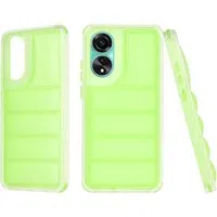 Custodia per Oppo A78 4G, Techsuit, Wave Shield, Verde — 3