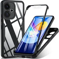 Custodia per Xiaomi Poco M6 4G / Redmi 13, Techsuit, ColorVerse 360, Nera — 3