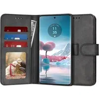 Custodia per Motorola Edge 40 Neo, Techsuit, Diary Book, Nera — 3