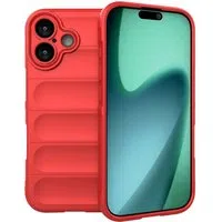 Custodia per Apple iPhone 17, Techsuit, Magic Shield, Rossa — 3