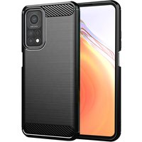 Techsuit Custodia per Xiaomi Mi 10T 5G / 10T Pro 5G, Techsuit, Carbonio, Nera — 2