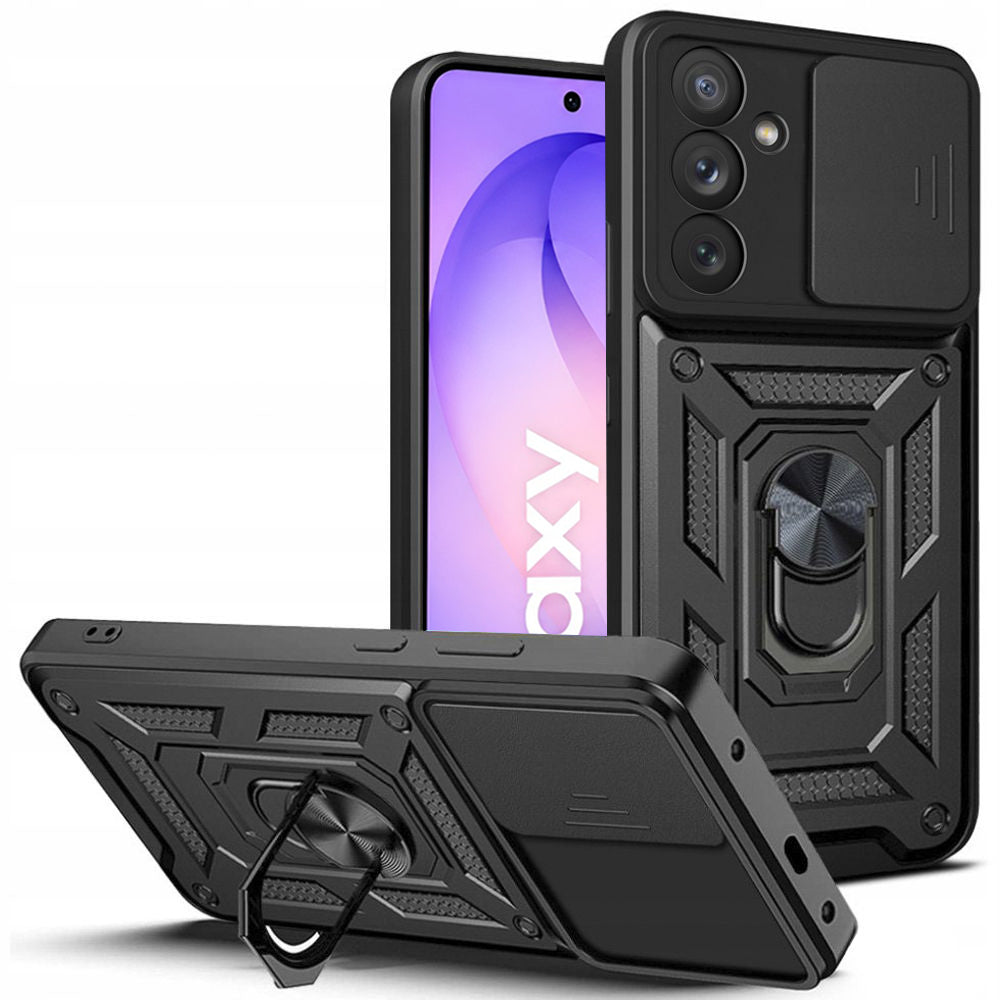 Techsuit Custodia per Samsung Galaxy S26 FE / S25 FE, Techsuit, CamShield, Nera