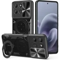 Custodia per Motorola Moto G86 Power, Techsuit, CamGuard Pro, Nera — 3