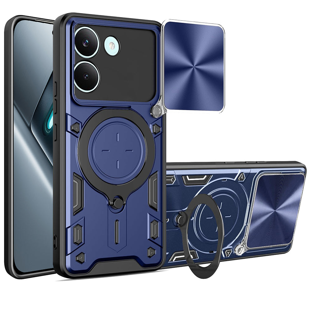 Custodia per Xiaomi Poco X8 Pro, Techsuit, CamGuard Pro, Blu