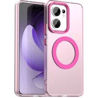 Custodia MagSafe per Oppo Reno13 FS 5G / Reno13 F 4G / Reno13 F, Techsuit, CandyCase, Rosa — 3