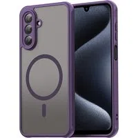 Custodia MagSafe per Samsung Galaxy A17 5G, Techsuit, HaloFrost II, Viola — 3